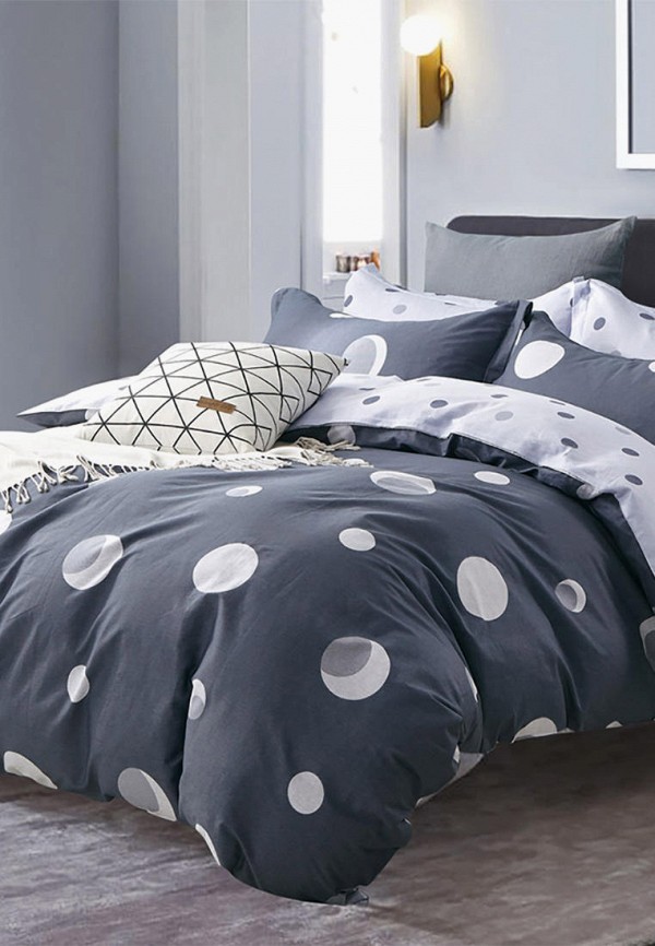 

Постельное белье Семейное Cleo Home, Satin Luxe, Черный