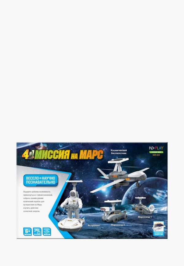 

Конструктор ND Play, Серый, Миссия на марс 4 в 1