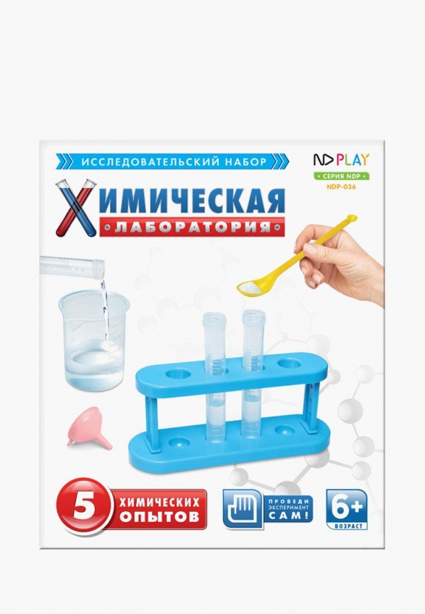 

Набор для опытов ND Play, Голубой, Химическая лаборатория