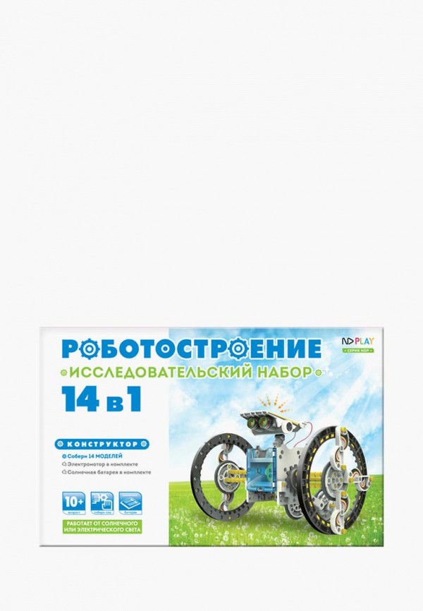 

Конструктор ND Play, Серый, Роботостроение 14 в 1