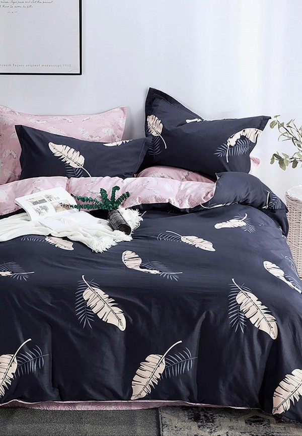 

Постельное белье 2-спальное Cleo Home, Satin Luxe, Синий