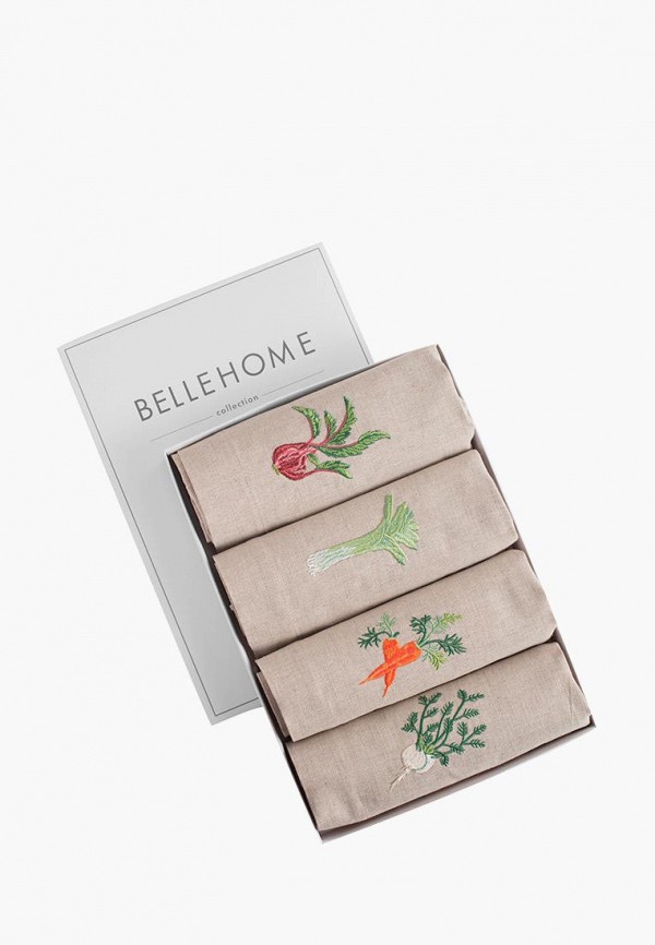 

Набор полотенец кухонных Bellehome, Серый, Овощная грядка