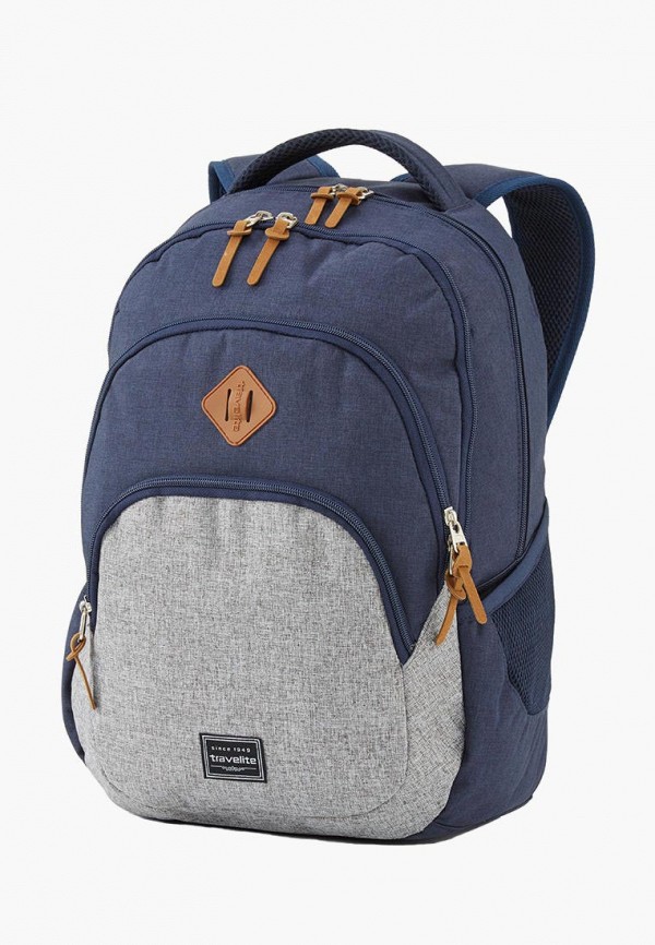 

Рюкзак Travelite, Синий, BASICS backpack MELANGE 22л