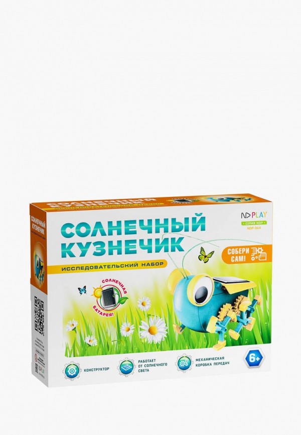 

Набор для опытов ND Play, Зеленый, Солнечный кузнечик