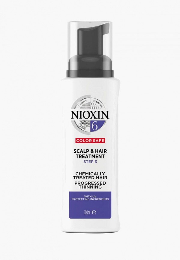 

Маска для волос Nioxin, Прозрачный, No.6 Scalp & Hair Treatment Step 3, 100 мл
