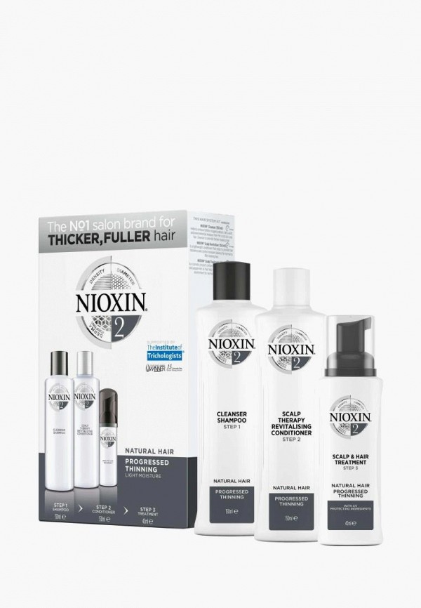 

Набор для ухода за волосами Nioxin, Прозрачный, System 2 Set, 150 мл + 150 мл + 40 мл