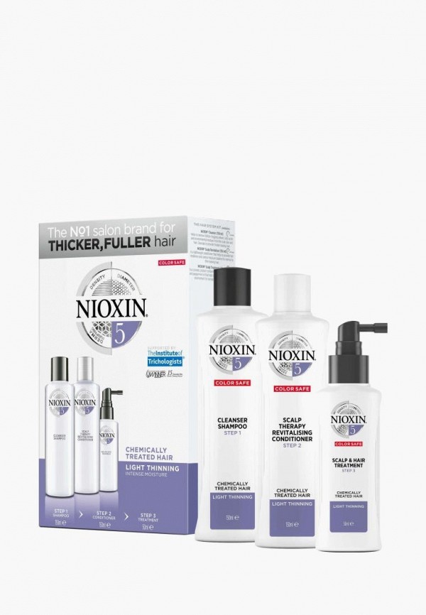

Набор для ухода за волосами Nioxin, Прозрачный, System 5 Set, 150 мл + 150 мл + 50 мл