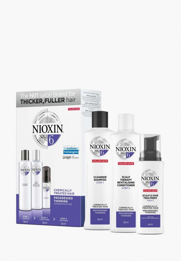 

Набор для ухода за волосами Nioxin, Прозрачный, System 6 Set, 150 мл + 150 мл + 40 мл