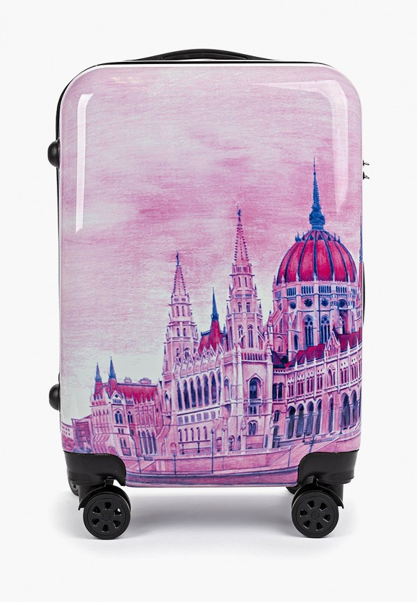 

Чемодан Proffi travel, Розовый, Panorama