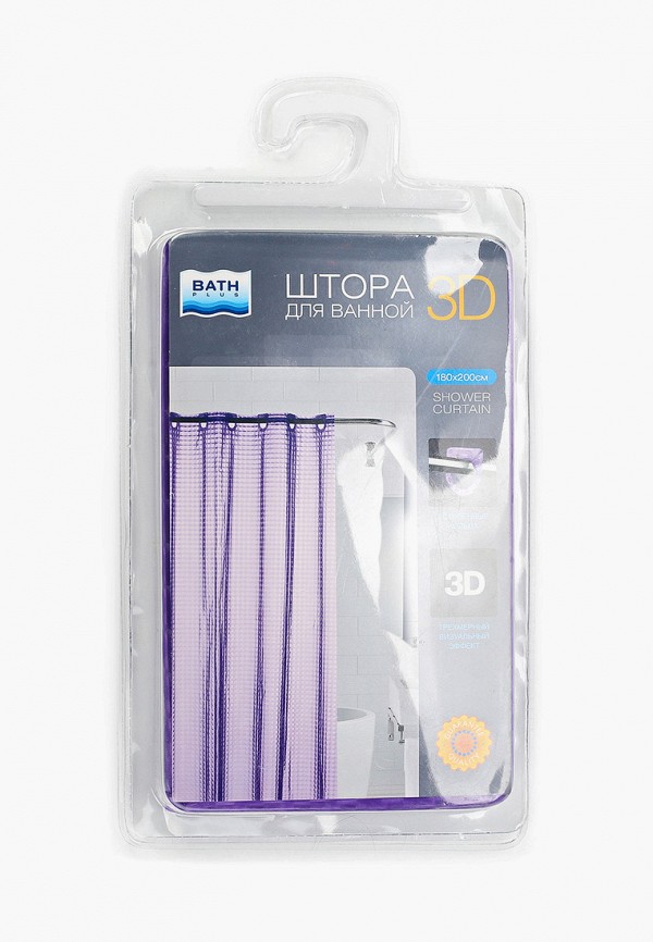 

Штора для ванной Bath plus, Фиолетовый