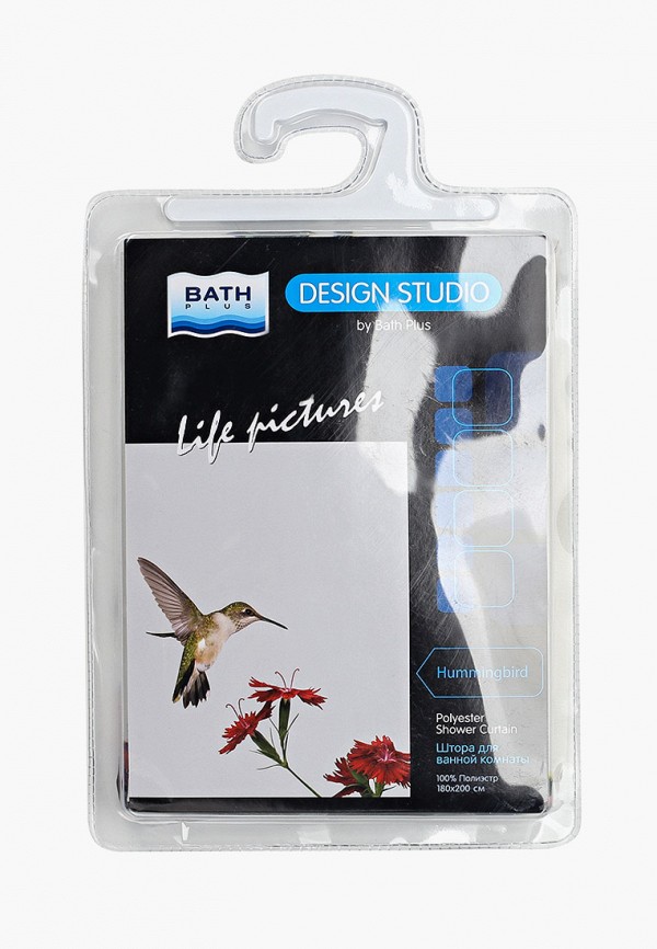

Штора для ванной Bath plus, Белый