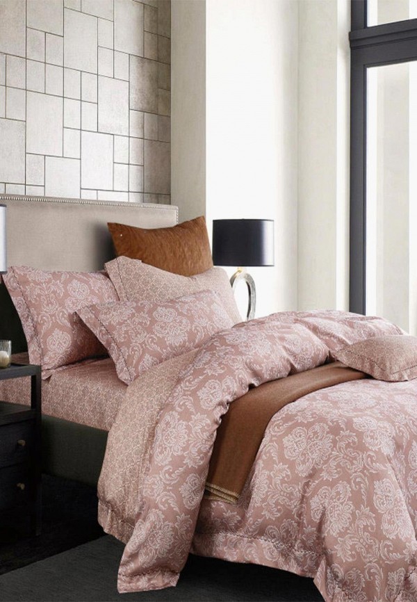 

Постельное белье Евро Bellehome, Бежевый, Диана