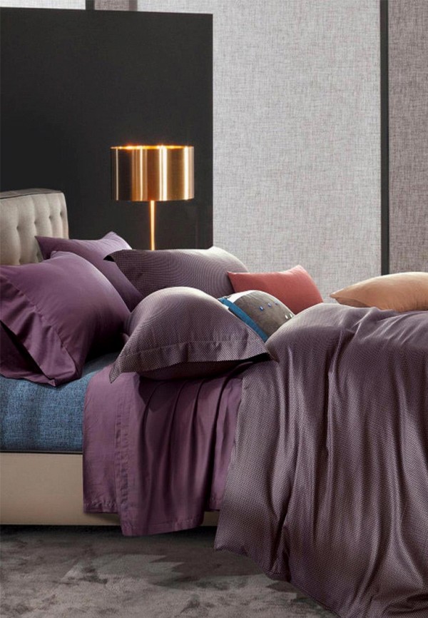 

Постельное белье Семейное Bellehome, Фиолетовый, Амстердам