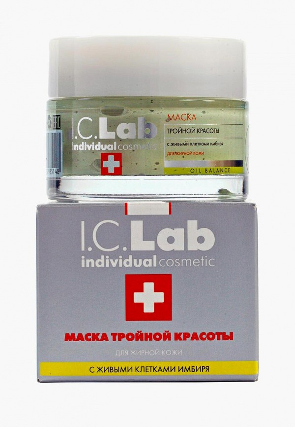 

Маска для лица I.C. Lab, Зеленый, "Тройной красоты", 50 мл