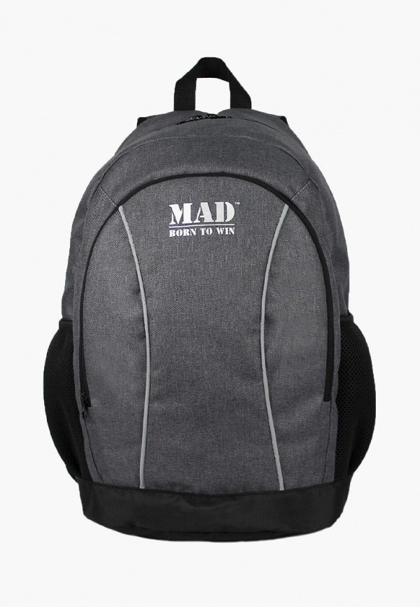

Рюкзак Mad | born to win, Серый, Maincity