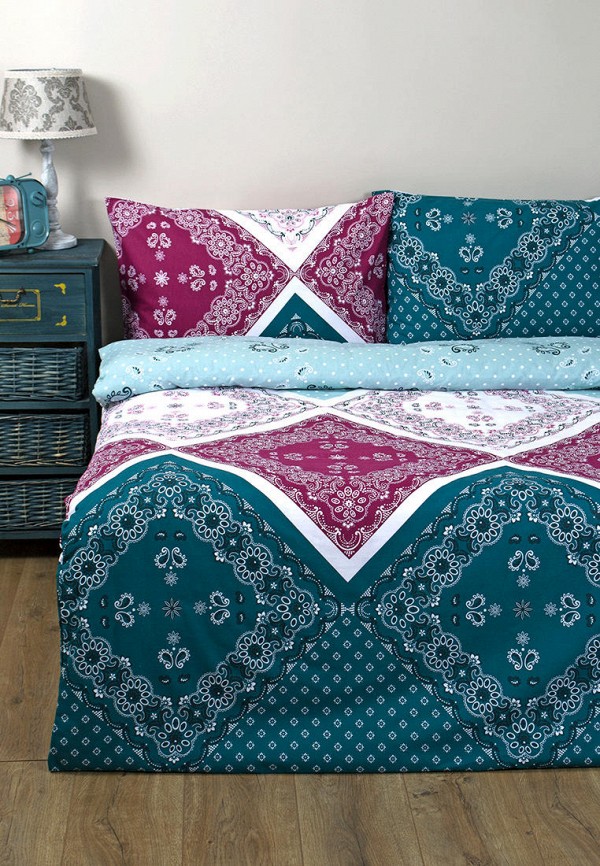 

Постельное белье Семейное Lotus, Serra, Разноцветный