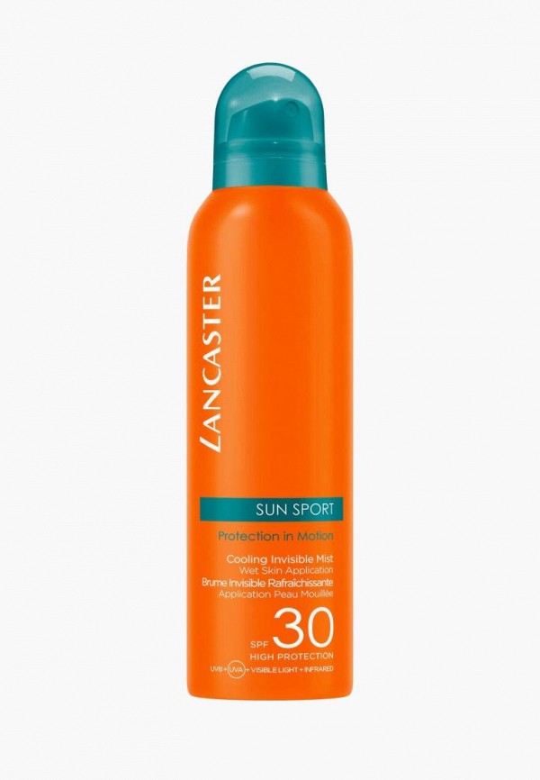 

Спрей солнцезащитный Lancaster, Прозрачный, Sun Sport Cooling Invisible Mist Wet Skin Application SPF30 Protection in Motion, 200 мл