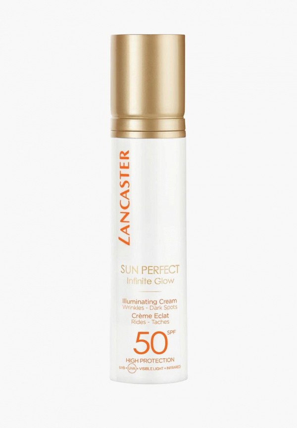 

Крем солнцезащитный Lancaster, Прозрачный, Illuminating Cream Wrinkles Dark-Spots SPF 50, 50 мл
