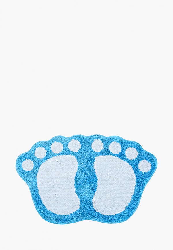 

Коврик для ванной Tete-a-Tete, Голубой, ЛАПКИ MICROFIBER
