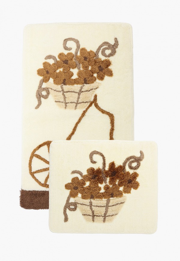 

Комплект ковриков DO&CO, Коричневый, для ванной