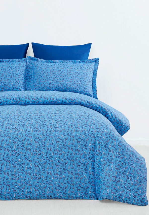 

Постельное белье Евро Arya home collection, Синий, Miniso