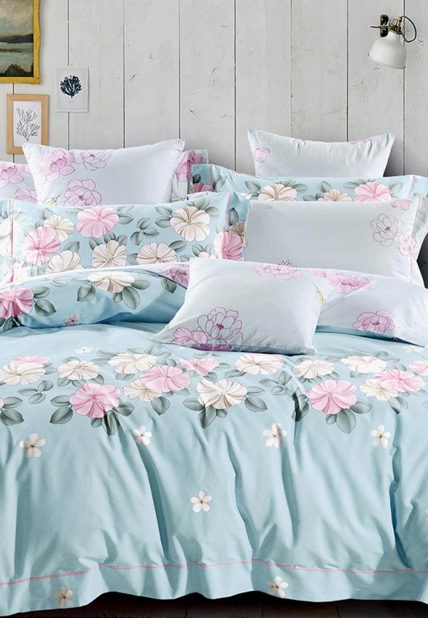 

Постельное белье Семейное Bellehome, Голубой, Селестина