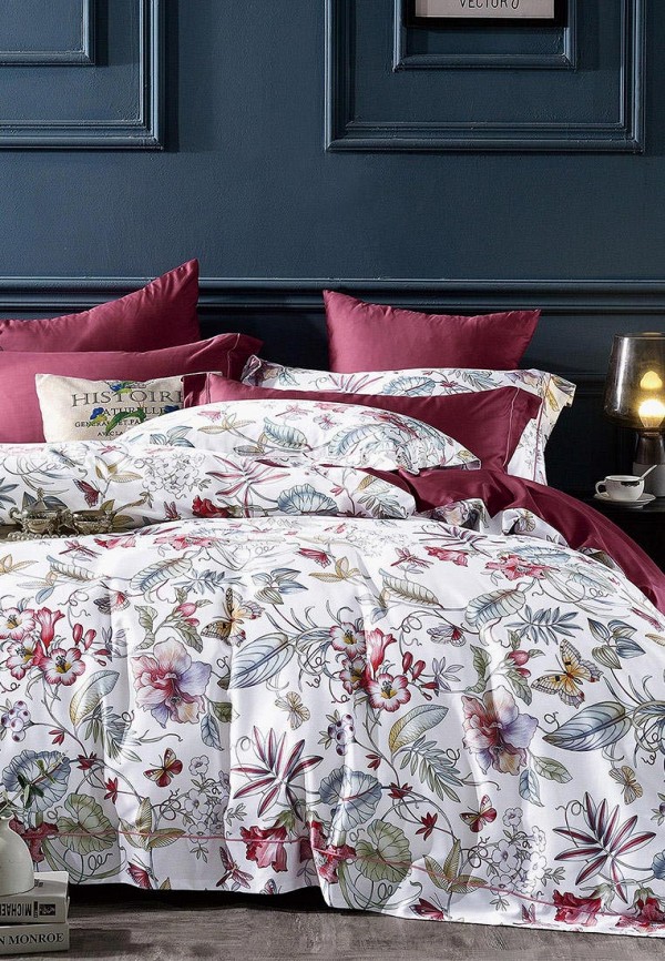 

Постельное белье Евро Bellehome, Белый, Мэрилин