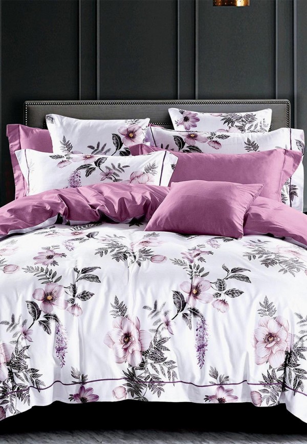 

Постельное белье Евро Bellehome, Белый, Каролин