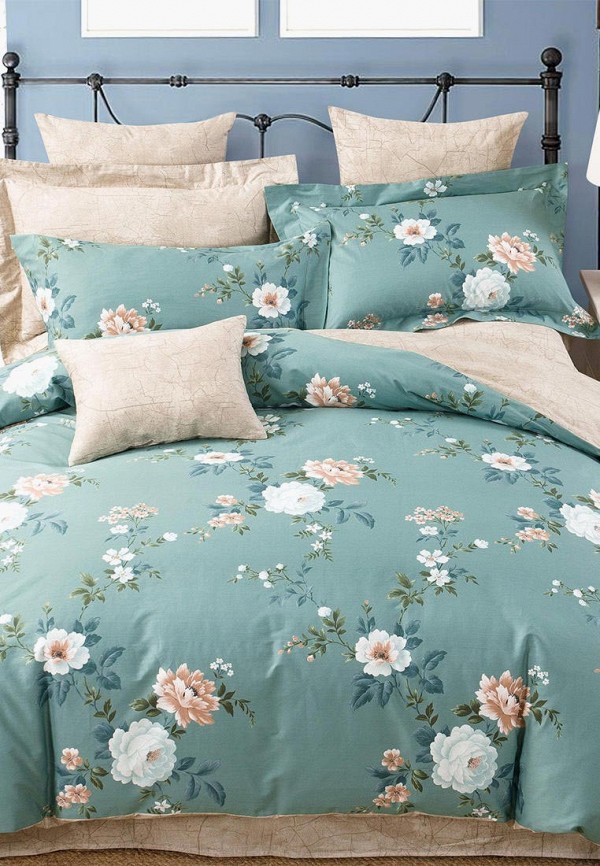 

Постельное белье 1,5-спальное Bellehome, Зеленый, Green Tea