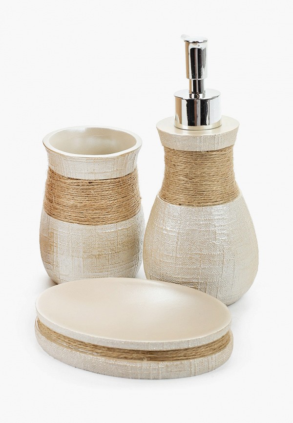 

Набор аксессуаров для ванной Bath plus, Бежевый, Villaggio SET3