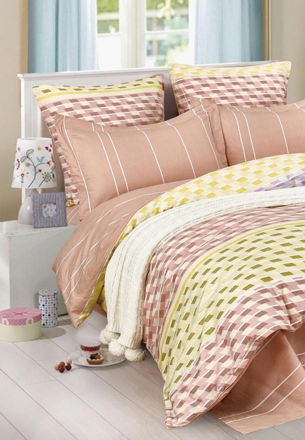 

Постельное белье Евро Cleo Home, Разноцветный