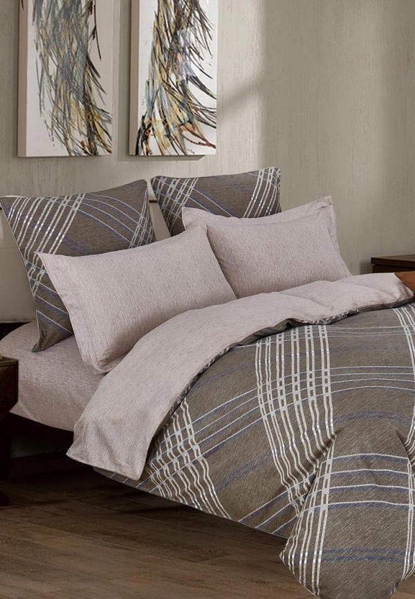 

Постельное белье Евро Cleo Home, Серый