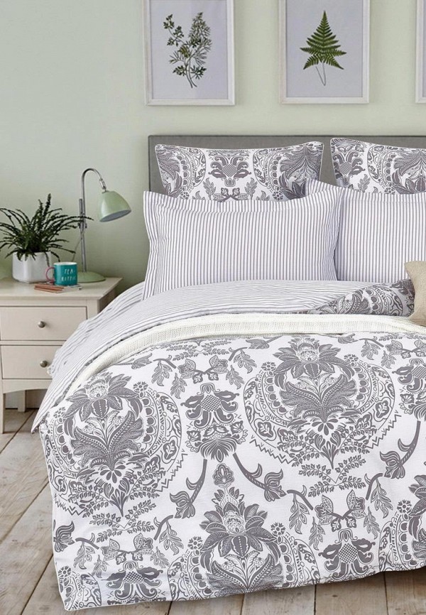 

Постельное белье Евро Cleo Home, Серый