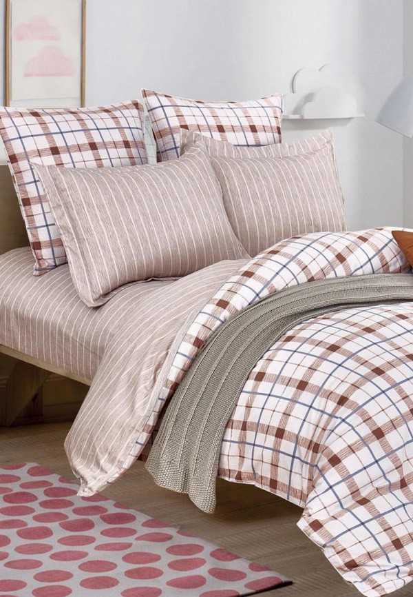 

Постельное белье Евро Cleo Home, Разноцветный