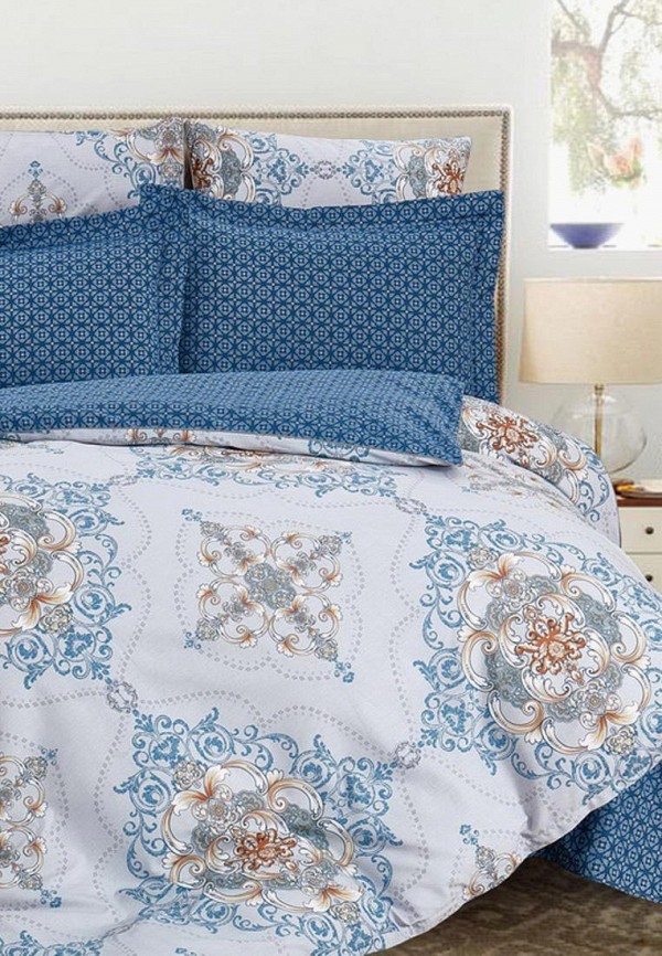 

Постельное белье Евро Cleo Home, Голубой