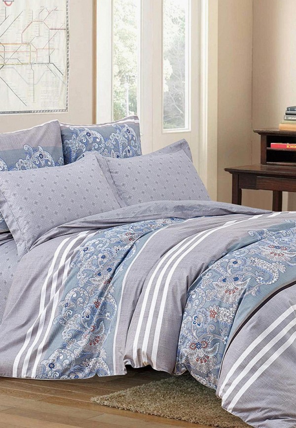 

Постельное белье Семейное Cleo Home, Серый