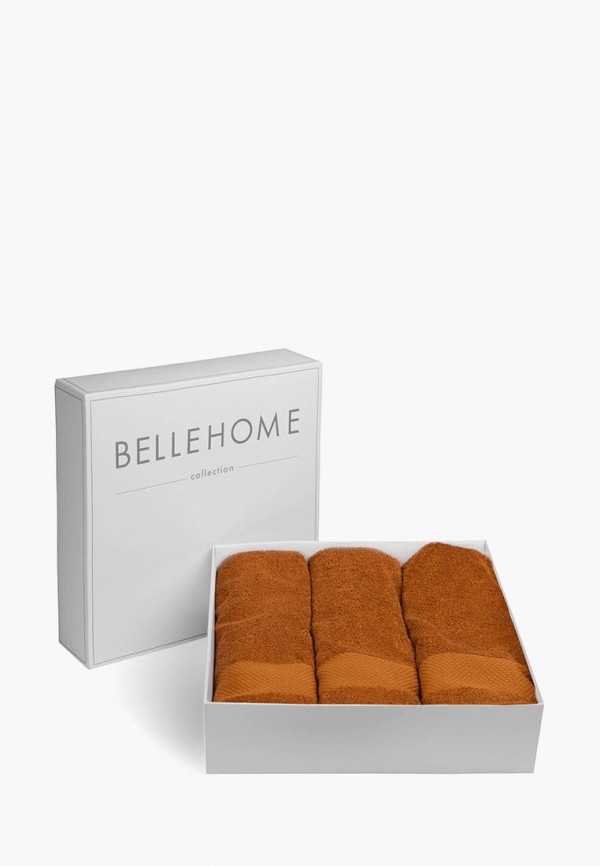 

Набор полотенец Bellehome, Коричневый, Карамель