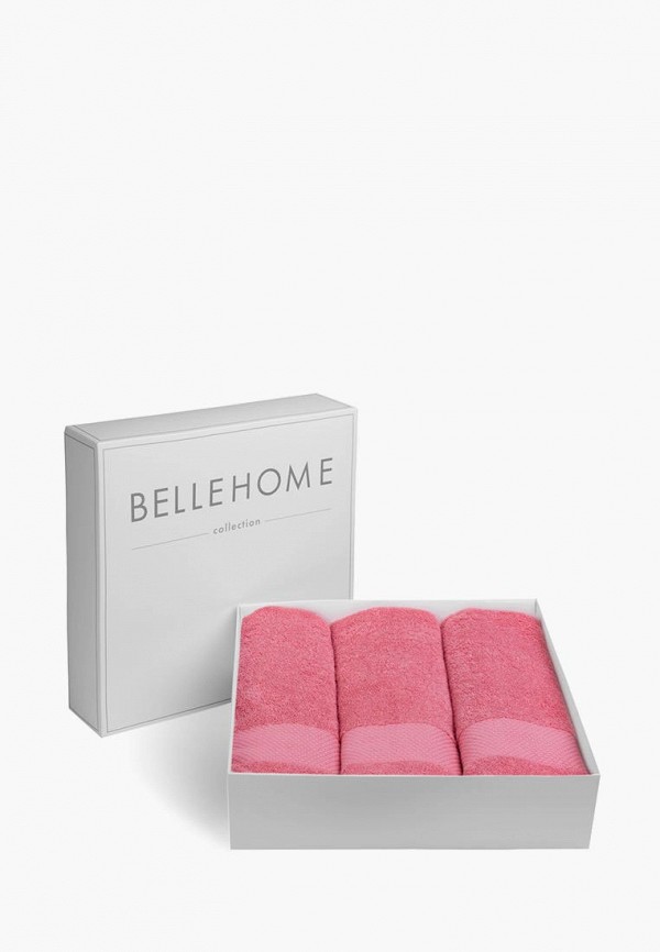 

Набор полотенец Bellehome, Розовый, Циния