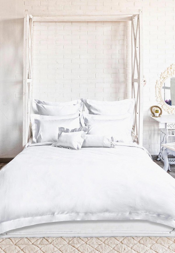 

Постельное белье Евро Bellehome, Белый, Стефания