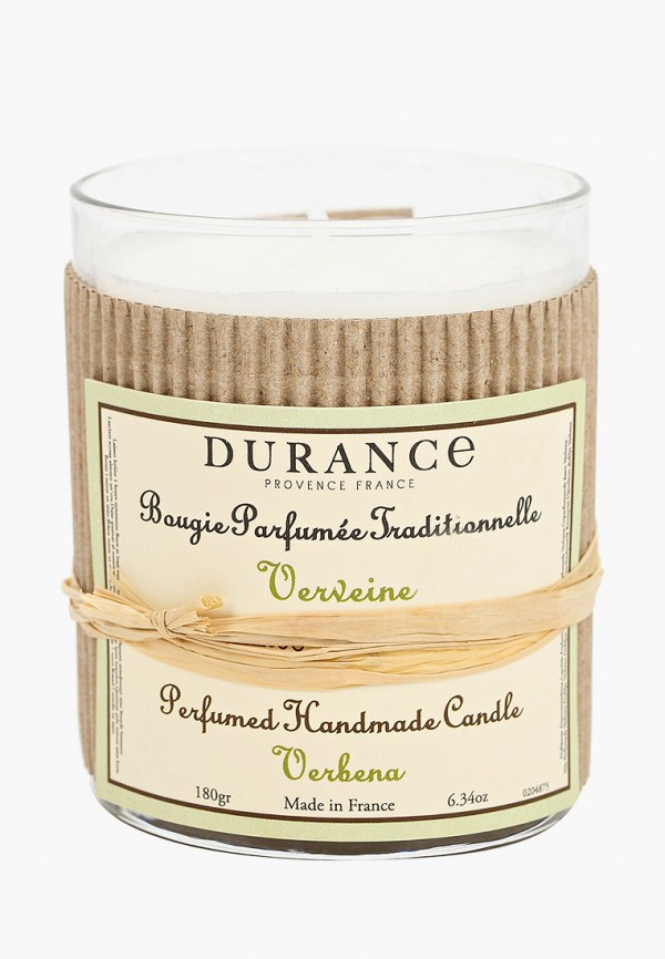 

Свеча ароматическая Durance, Белый, 180г Вербена/Verbena