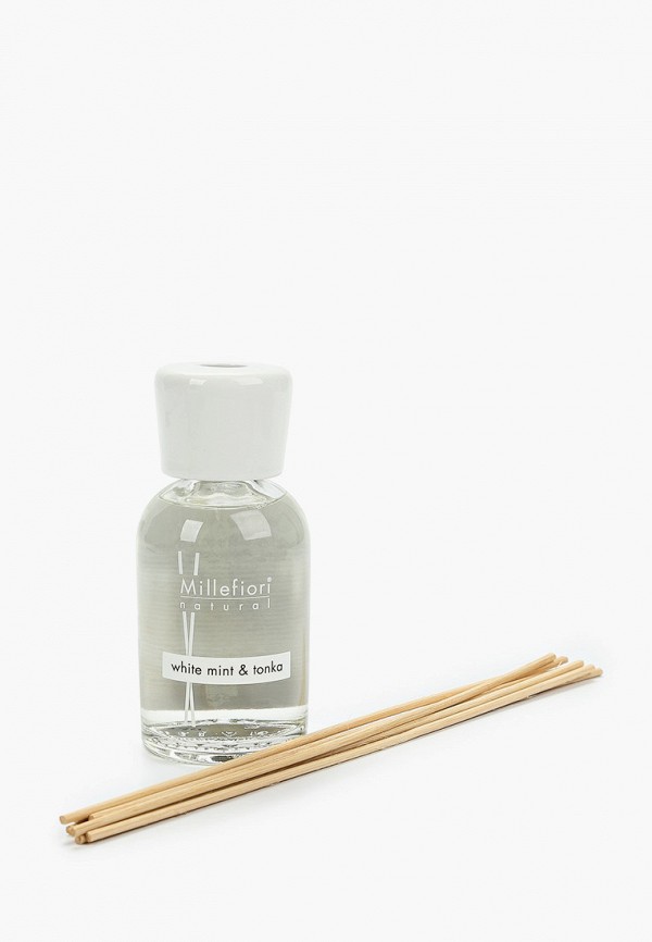 

Аромадиффузор Millefiori Milano, Прозрачный, NATURAL 250 РјР» Р‘РµР»Р°СЏ РјСЏС‚Р° Рё С‚РѕРЅРєР° / White Mint & Tonka