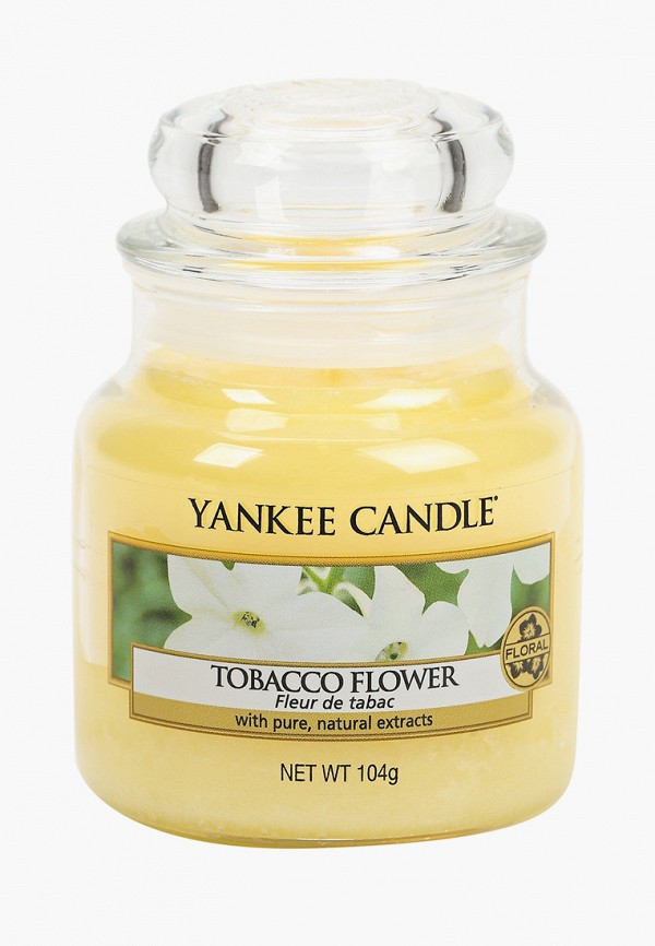 

Свеча ароматическая Yankee Candle, Желтый, Цветок Табака Tobacco Flower 104 г / 25-45 часов