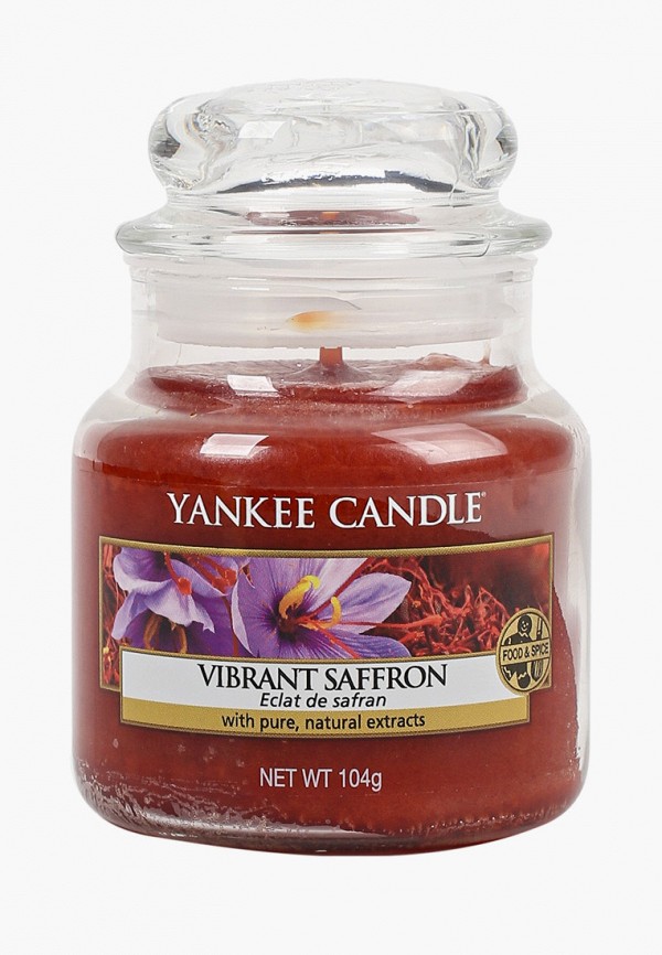 

Свеча ароматическая Yankee Candle, Красный, Яркий шафран Vibrant Saffron 104 г / 25-45 часов