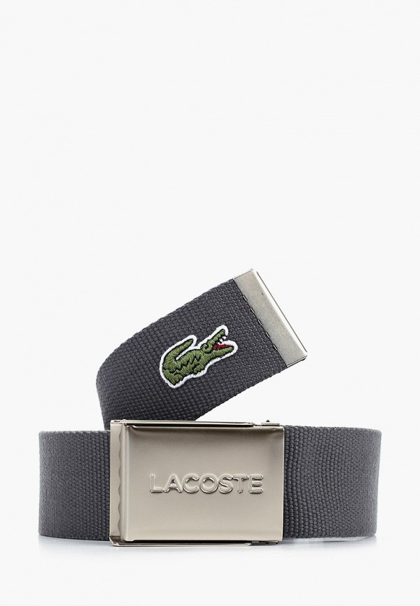 

Ремень Lacoste, Серый