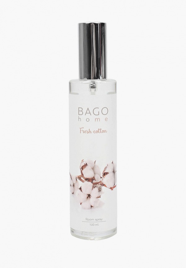 

Спрей ароматический Bago Home, Прозрачный, Свежий хлопок 100 мл