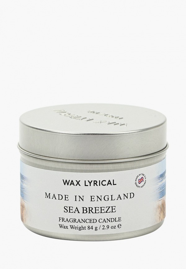 

Свеча ароматическая Wax Lyrical, Прозрачный, Прибрежный ветер, 20 часов горения