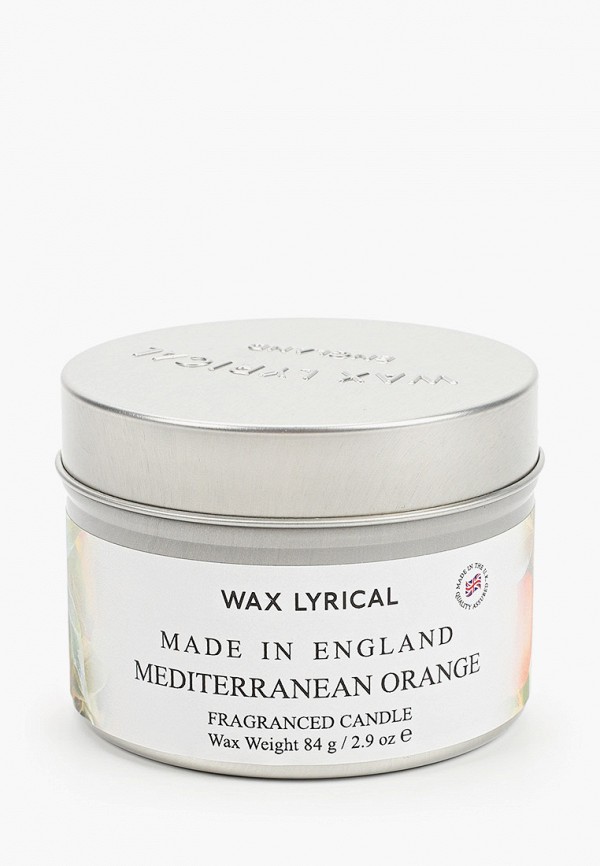 

Свеча ароматическая Wax Lyrical, Прозрачный, Солнечный апельсин, 20 часов горения