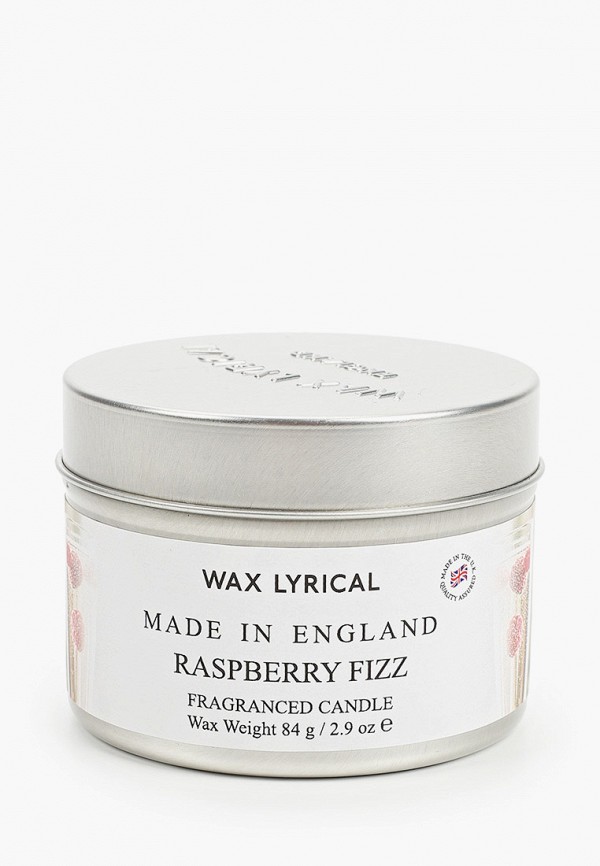 

Свеча ароматическая Wax Lyrical, Прозрачный, Малиновая шипучка, 20 часов горения