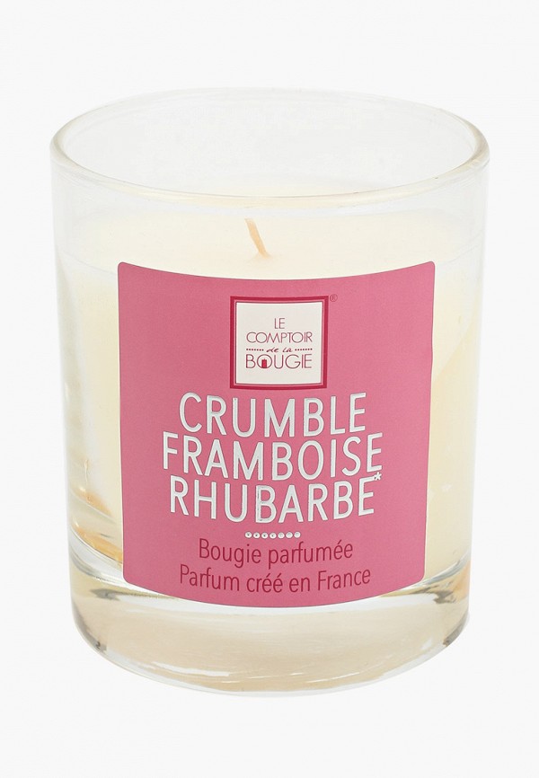 

Свеча ароматическая Arome Le Comptoir De Paris, "CRUMBLE FRAMBOISE RHUBARBE" (Крамбл с ревнем и малиной), 190 (гр).