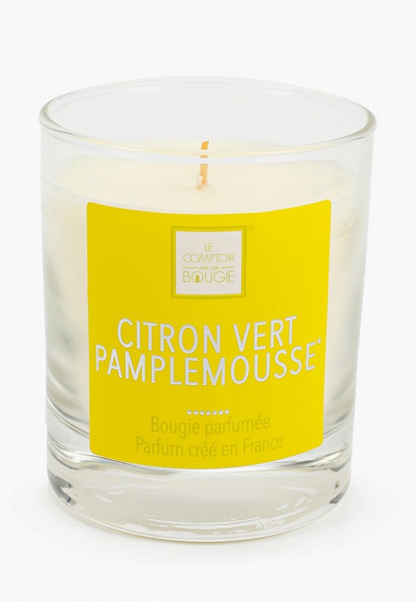 

Свеча ароматическая Arome Le Comptoir De Paris, Белый, "CiTRON VERT PAMPLEMOUSSE" (Лаймовый грейпфрут), 190 (гр).